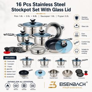 Rosenberg Non-Stick Granite Cookware
