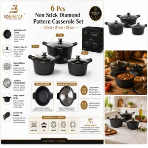 Rosenberg Non-Stick Granite Cookware