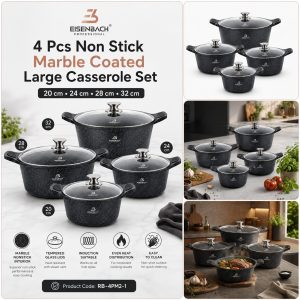 Rosenberg Non-Stick Granite Cookware